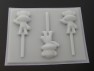 500sp Shoe Chimp Chocolate or Hard Candy Lollipop Mold